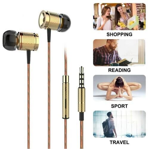 X53M HiFi Sports Earphones Headset Earbuds In-Ear Bass Stereo Hi-Fi with MIC Wired Headphones 2019 New