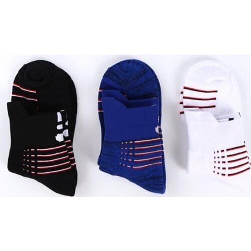 Outdoor Sports Cotton Socks, Any Wool Socks Anti-slip Shock Absorption Mens Sports Socks Men, Basketball Socks, Elite Socks