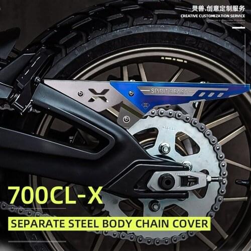 Motorcycle Chain Belt Guard Protection Cover for CFMOTO 700CLX Honda Suzuki Kawasaki Yamaha KTM BMW Benelli Ducati Triumph