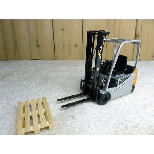 1:25 Electric Forklift Truck RX20-20 Tractor Alloy Metal Diecast Cars Model Toy Vehicles For Children Boy Toys