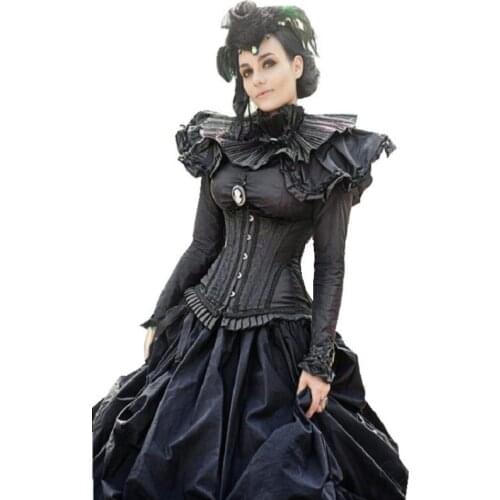 18 Century Civil War Southern Belle Gown vintage Dress/Victorian dresses/scarlett dress US6-26 SC-1202