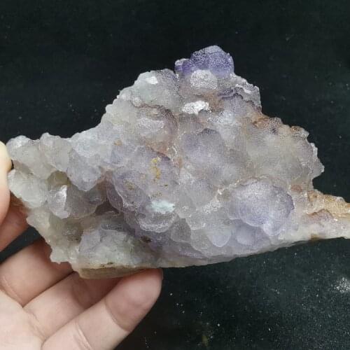 183.7gNatural rare Tanzanian blue purple fluorite mineral specimen stone and crystal healing energy CRYSTAL QUARTZ GEM