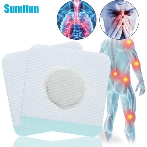 20pcs Pain Relieving PlasterTreatment Respiratory Rhinits Medical Plaster Body Back Knee Neck Muscle Warm Patch Health Care