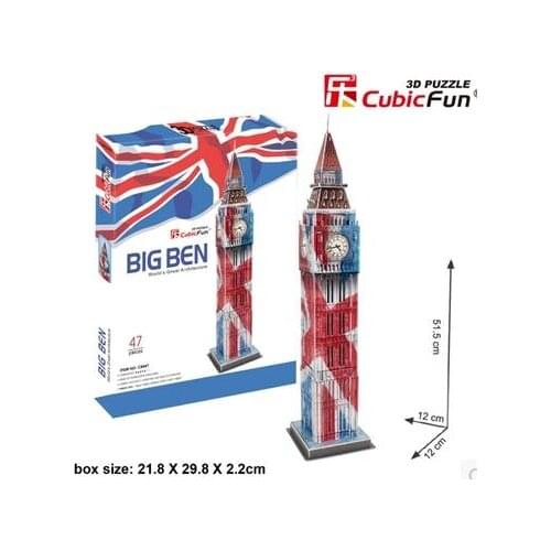 T0496 3D Puzzles London Big Ben DIY Building Paper Model Kids Creative gift Children Educational toys hot sale Ordinary version