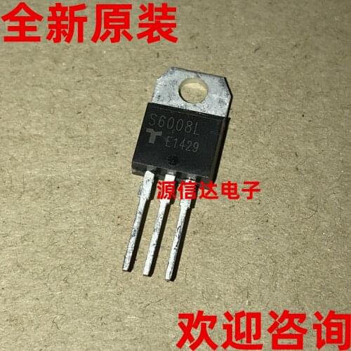 5PCS Real picture shooting of new imported S6008L 600V 8A TO-220 high power unidirectional thyristor