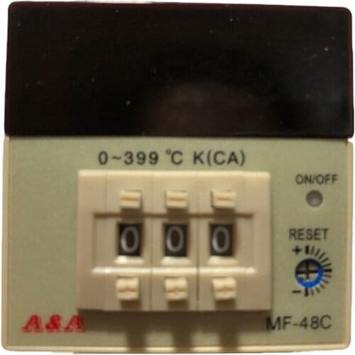 A & A Zhuoli MF-48C Temperature Controller Eight-pin Socket Temperature Control MF48C Digital Temperature Controller