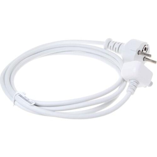EU Plug AC Power Adapter Extension Cable For Macbook Pro 11 12 13.3 15