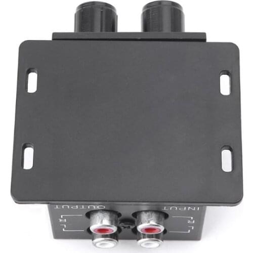 Car Audio Regulator Amplifier Bass Subwoofer Stereo Equalizer Controller 4 RCA