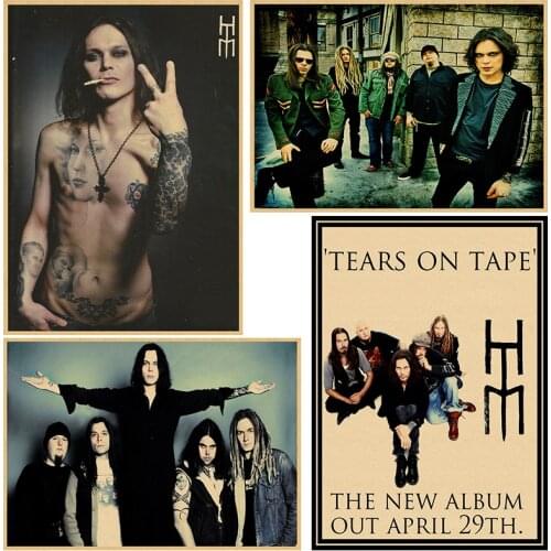 HIM Poster Retro Kraft Paper Posters Home Bar Pub Wall Decorative Painting Retro Poster