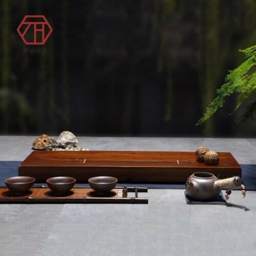 "Yan Mountain" wholesale manufacturers of new Chinese creative heavy bamboo teaboard Kung Fu tea tea to send water storage and d