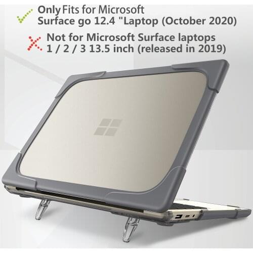 Case for Microsoft Surface Go 2 12.4“ 2020 1943 All-in-One Protective Rugged Cover Non-Slip Case for Microsoft Surface Go