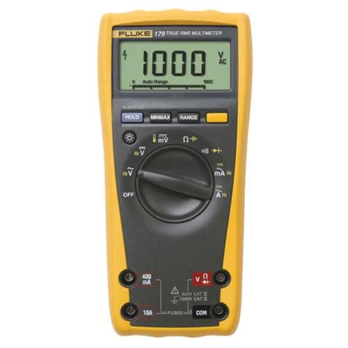 Original Auto Range TRMS Multi-meter Fluke 179C F179C Digital Multimeter CAT IV 600 V/CAT III 1000 V Flukes Trusted Tools