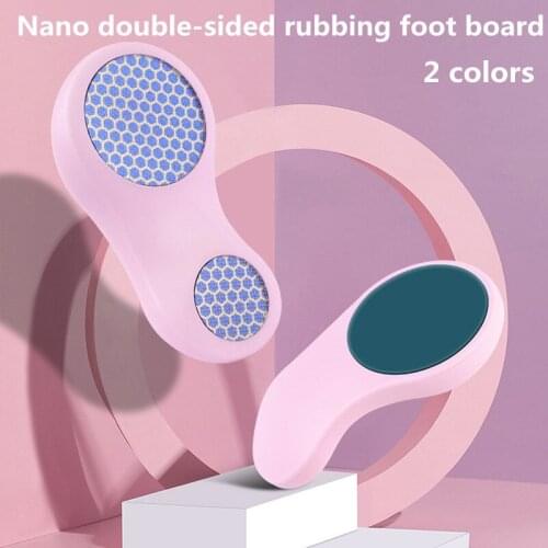 2-sides Nano Glass Exfoliating For Foot Dead Skin Painless Callus Crust Remover Pedicure Board