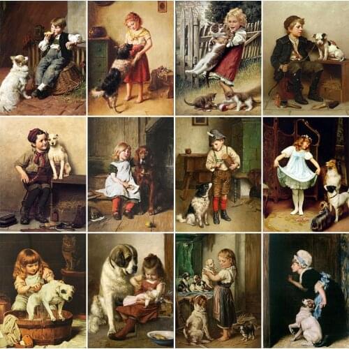 EverShine 5D Diamond Embroidery Dog Full Square Diamond Mosaic Portrait Rhinestones Art Painting Animal Cross Stitch Wall Art