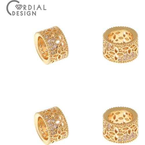 Cordial Design 30Pcs 7*10MM DIY Jewelry Making/Bracelets Accessories/Hand Made/Charms/Jewelry Findings & Components/CZ Pendant