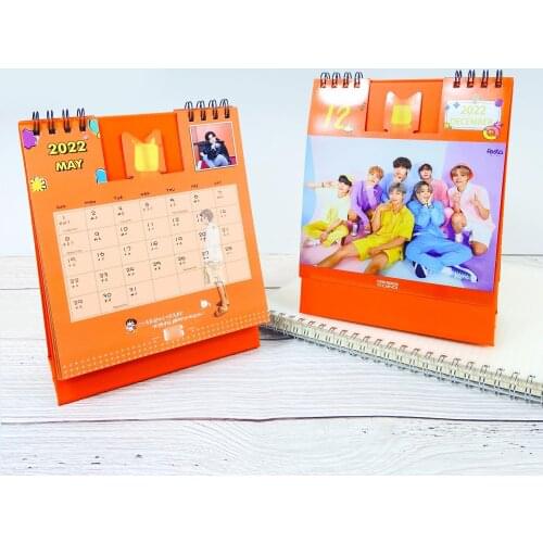 2022 Calendar Butter Creative Desktop Calendar Ornament South Korean Groups K-POP Bangtan Boys Poster JUNG KOOK JIMIN SUGA