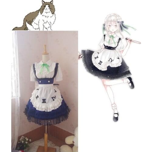 Amine Touhou Project Izayoi Saku New Style Maid Dress Cospaly Costume Sizes S-XXL Custom-made 2021 New