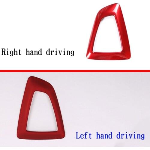 ABS plastic Red Car Gear Shift Frame Trim Left Right hand driving For BMW 1 3 4 Series F20 F21 F22 F23 F30 F34 F35 F32 F33 F36