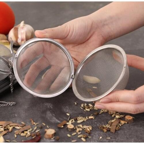 Best Price 1000pcs Stainless Steel Tea Pot Infuser Sphere Mesh Strainer Ball Free shipping#36406