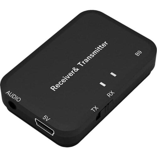 Mini 2-in-1 Bluetooth RCA Aux 3.5mm Audio Transmitter Receiver Wireless Stereo Music Adapter for Home Computer TV Speaker Player
