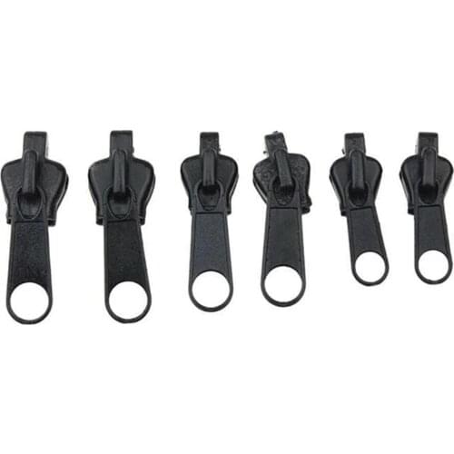 6PCS Zipper Repair Kit Universal Zipper Fixer With Metal Slide Fix Any Zippers Instantly 3 Different Zipper Sizes Zippers