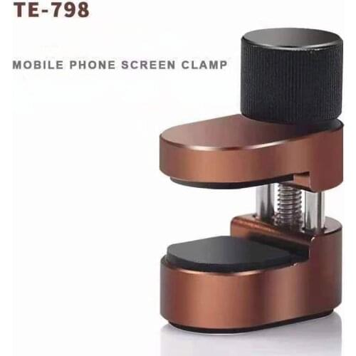 Newest 4Pcs Universal Mobile Phone Lcd Screen Fix Clamp Aluminium Alloy Fixing Clip For IPhone IPAD Curved Screen Repair Fixture