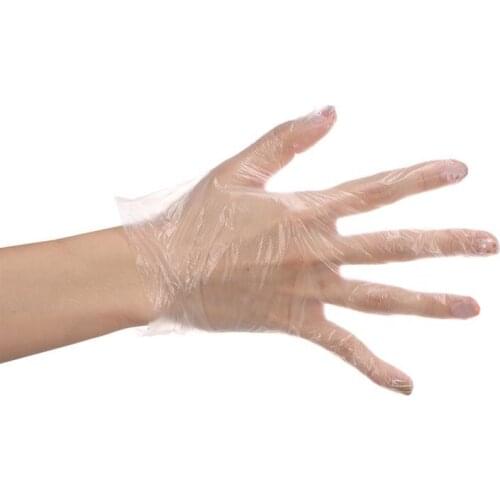 PE Gloves Food-Grade Kitchen 100 pcs/Set Gloves Disposable Gloves for Restaurant BBQ Eco-friendly Food Gloves Cleaning Glove New