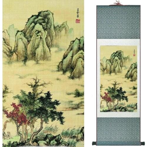 Landscape art painting Super quality traditional Chinese Art Painting Home Office Decoration 19121117