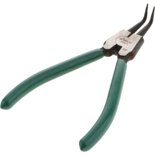 External Snap Ring Pliers Tool Bent Nose Non-slip Improved Work Efficiency
