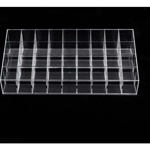 Cosmetic Makeup Lipsticks Display Stand - Professional Organizer for Brushes, Roller Bottles and Eyelashes Wands