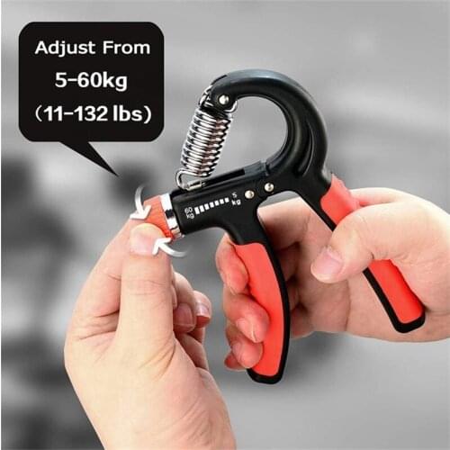 5-60Kg Adjustable Heavy Gripper Fitness Hand Exerciser Grip Wrist Training Strength Spring Finger Pinch Carpal Expander For Home