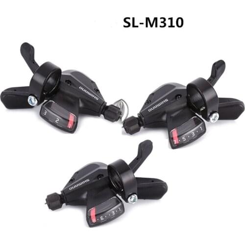 SHIMAN0-SL-M310 para bicicleta de montaña, accesorio para bici de 3S/7S/8S, transmisión de dial dividido de velocidad, color neg