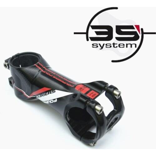 FOURIERS CNC Aluminium MTB XC Stem 35x31.8mm 1 1/4" For Giant OD2 Over Drive 2 8 Degrees with Shim for 28.6" 1 1/8" SM-RA001