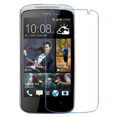 2pcs/lot Ultra clear film for HTC desire 500 high quality HD clear protect screen flim guard dirt-resistant film to phone retail