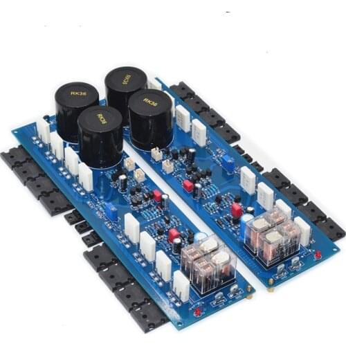 One Pair Assembled R408 HiFi Audio Professional Power Amplifier Board 500W + 500W