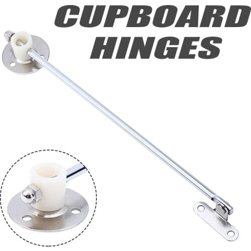 1pc 22cm Lift Up Flat Door Stay Cabinet Cupboard Lid Drop Down Hinge Disc lever Automatic
