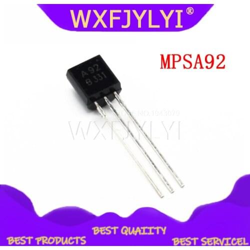 100PCS MPSA92 TO-92 A92 TO92 new triode transistor