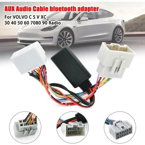 Car Audio Receiver AUX IN Bluetooth Adapter for Volvo C30 C70 S40 S60 S70 V40 V50 V70 XC70 Receiver Adapter
