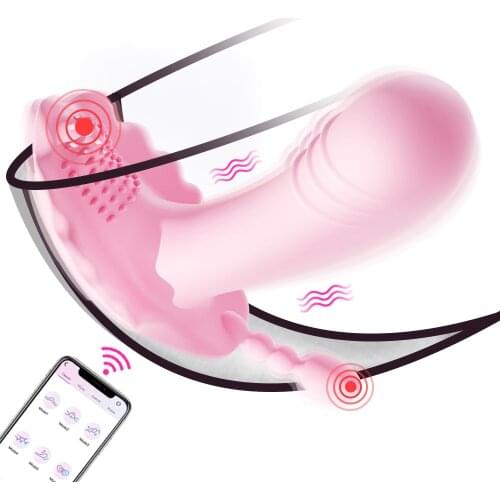 Wireless APP Controlled Vibrators for Women Wearable Panties Dildo G Spot Anal Clitoris Stimulator Vagina Masturbator Vibrator