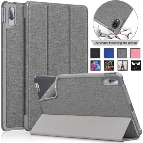 For Lenovo P11 Pro 2021 TB-J716F TB-J706F & P11 TB-J606F Case Magnetic Fabric TPU Cover Funda Tablet for Xiaoxin Pad Pro 2021