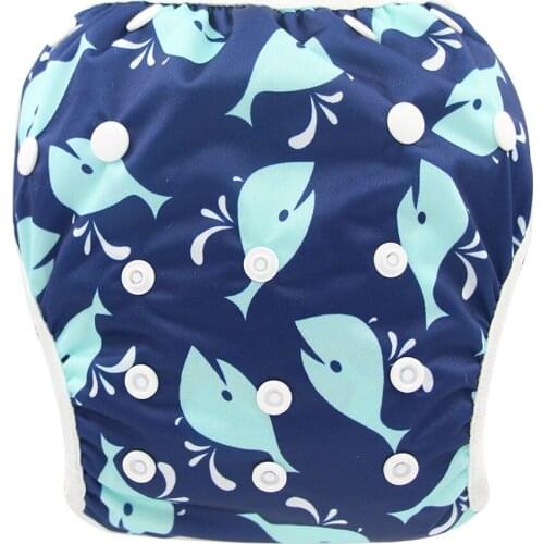 Baby Swim Diaper Unisex Swimming Pants 2020 New Flamingo Toddler Swimming Nappies Adjustable Summer Swimwear for Kids Pool Pant