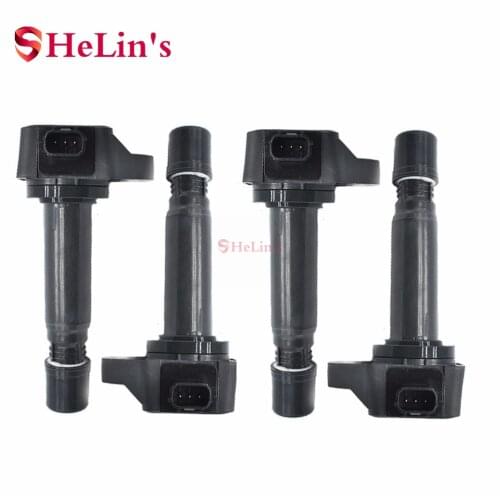 4PCS 30520-RNA-A01 099700-101 099700-102 New Ignition Coil For HONDA FR-V STREAM CROSSROAD CIVIC VII 1.6 1.8 ACCORD VIII 2.0 i