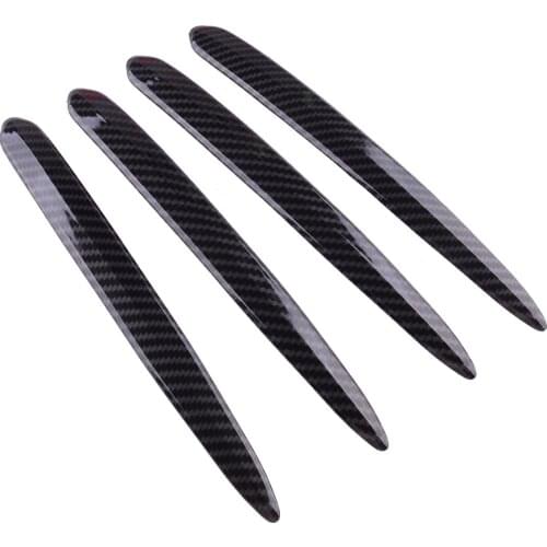 4Pcs ABS Car Door Handle Decoration Cover Stickers Carbon Fiber Style Fit for BMW 5 series G30 G38 X3 G01 X4 G02 X5 G05 2019