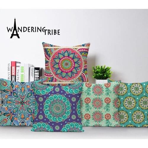 Cushion Cover Geometric Throw Pillows Morocco Fabric Cushions Sofa Bedroom Decorative Pillowcase Chair Cushion Cover