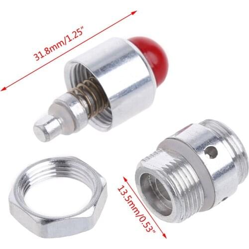 Drop Ship High Pressure Safty Valve 3/8" Inch Food Aluminum Limiting Valve 1 Bar 100kPa