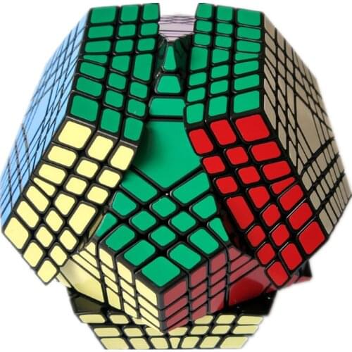 Shengshou Wumofang 7x7x7 Magic Cube Teraminx 7x7 Professional Dodecahedron Cube Twist Puzzle Educational Toys