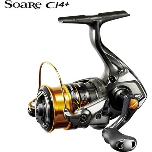 SHIMANO Soare CI4+ 500S C2000SSPG 2000SHG 9+1 BB 5.6/6.0:1 Aluminium Spool HAGANE & X-SHIP Light Coils Spinning Fishing Reel