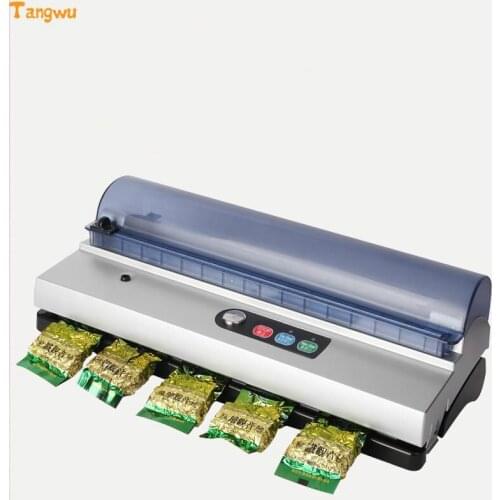 Free shipping Commercial food vacuum packaging machine for fully automatic small household sealing Vacuum Food Sealers NEW