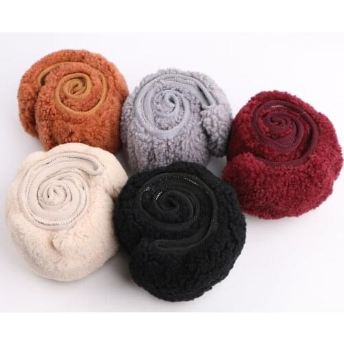 Winter Australian SheepSkin Wool Steering Wheel Cover/Cahsmere handlebar braid on the steering-wheel with Anti-skid base fabric