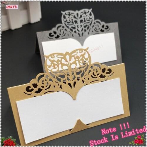 100Pcs/Pack Wedding Party Table Name Place Cards Favor Decor Dinner Banquet Table Seating Cards Vine Seat Cards 5Z-SH871-100